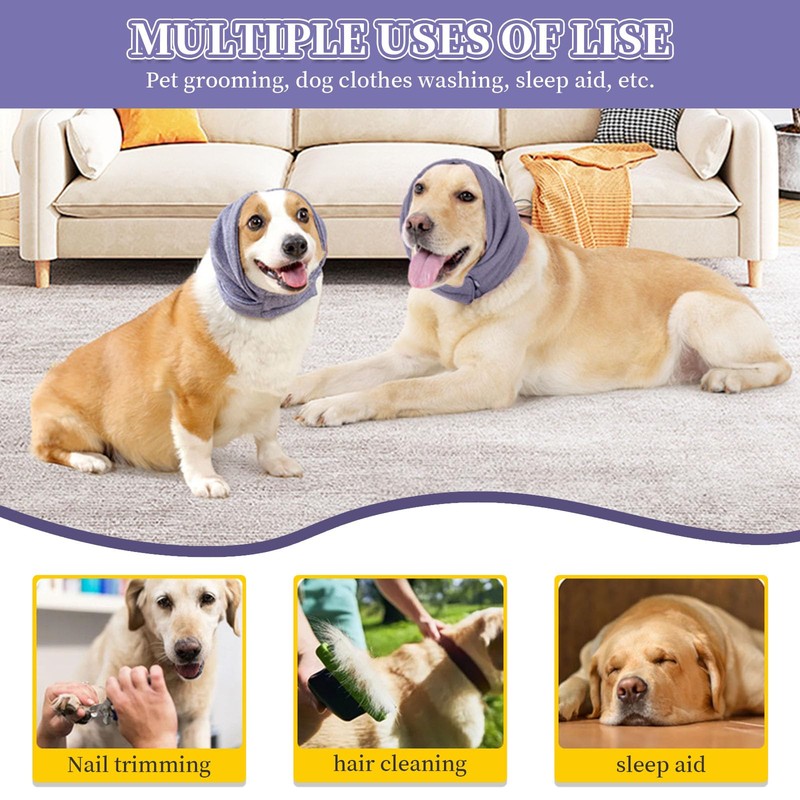 High-Elastic Polyester Dog Snood Ear Protectors, Comfortable and Breathable, Warm