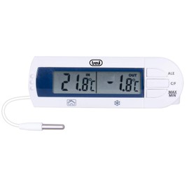Trevi, Bianco Te 3012 Digital Refrigerator Thermometer Large Range Temperature Alarm with Ringtone Wire Sensor Unique