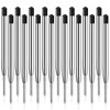 Mauepersu Pack of 16 Ballpoint Pen Refills, Large Capacity Refills,