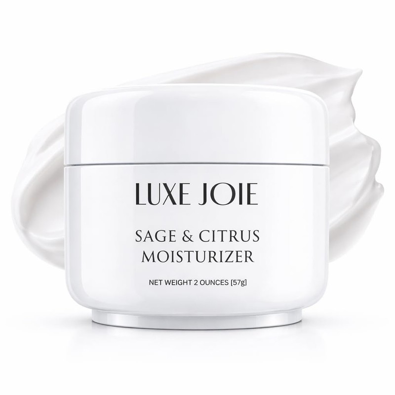 LuxeJoie Sage & Citrus Moisturizer 2 oz Natural Face Cream