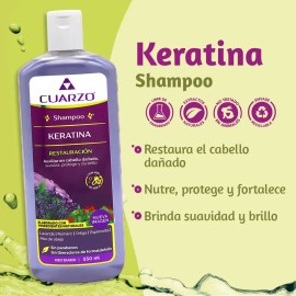 Shampoo Cuarzo Keratina 550ml                                                                                                                         