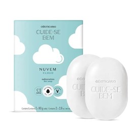 Oboticario Cuide-SE BEM SABONETE BARRA NUVEM NUVEM Soap Nuven Cloud 0.8 x 2.8 oz (80 g)