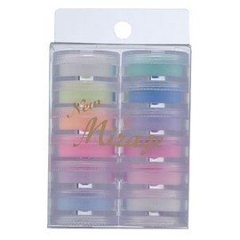 ミラージュ カラーパウダー N/BM・BX 3.5ｇ×12色セット アクリルパウダー 大小のラメが輝く蛍光カラーセット