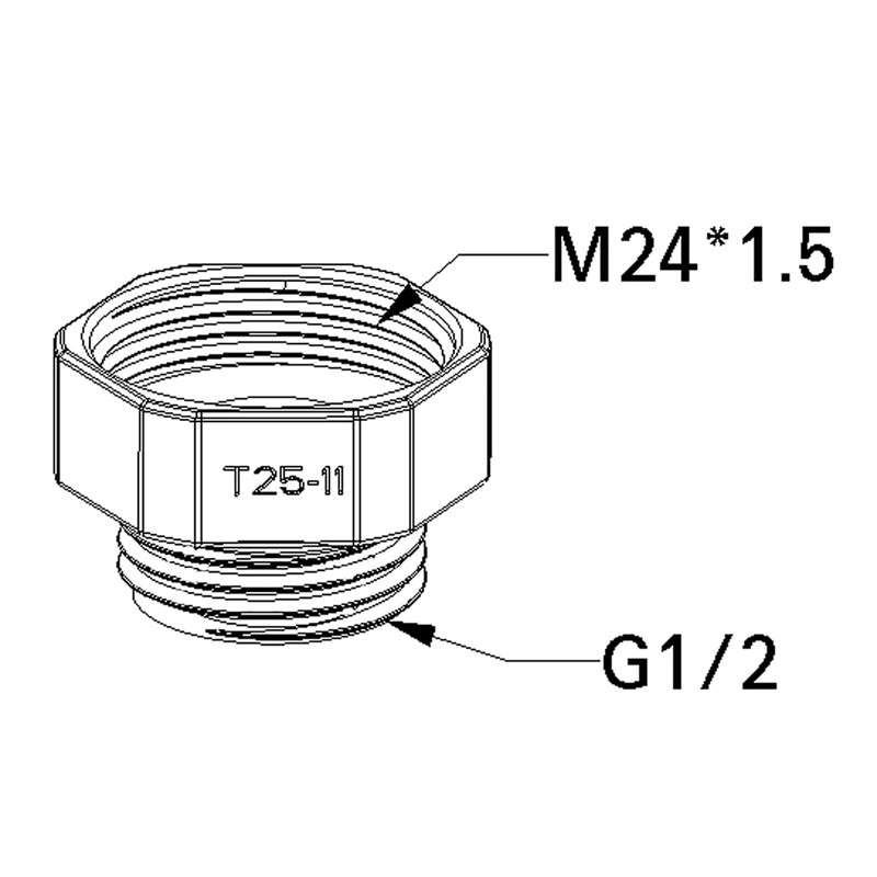 Mythtrail Shower Hose Adapter Faucet Conversion Hardware Thermostat Replacement Connection
