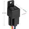 Automotive Relay Harness Set,Jtron 12V 40A 4-Pin SPDT with Interlocking