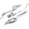 HONGK Flame LED Turn Signal Integrate Mirrors Fit all Harley