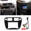 9'' Car Radio Stereo Fascia Frame Panel Black for Honda