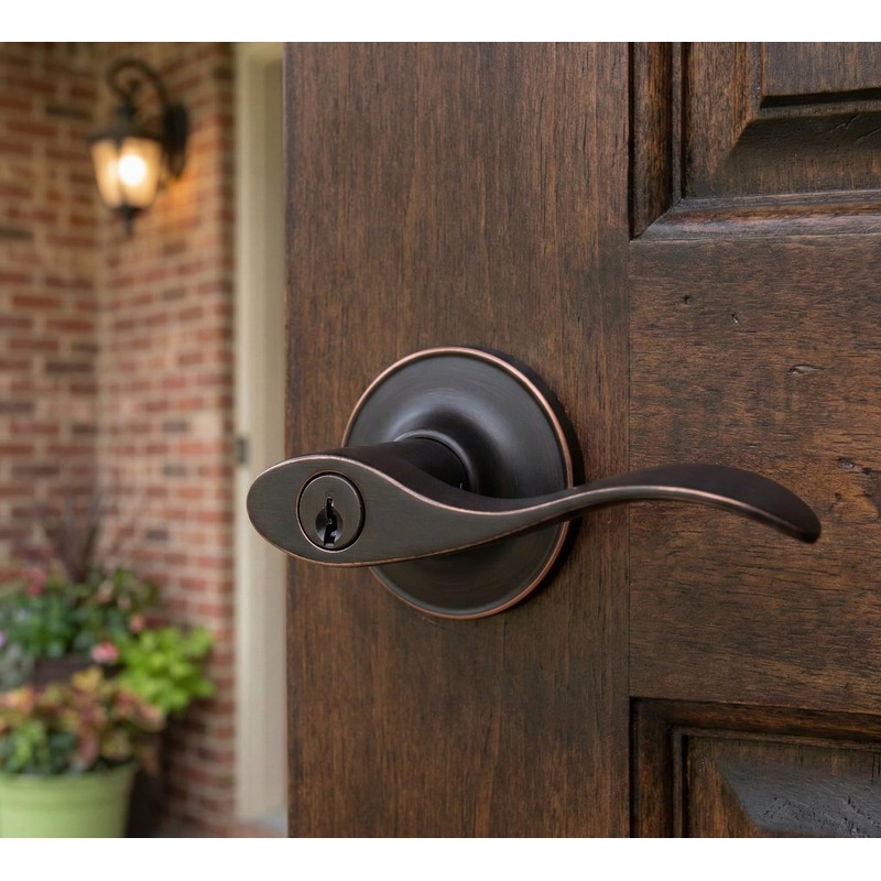 Designers Impressions 3 - Kingston Oil Rubbed Bronze Entry Lever