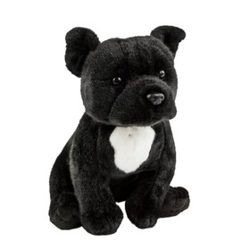 Teddys Rothenburg Pitbull/American Staffordshire Terrier 30 cm Black Cuddly Toy Dog Plush Dog Fabric Dog