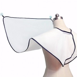 Self-Haircut and Shaving Apron with Bangs Cutting Cape Beard Shaving Gown 2ea