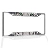 Fastasticdeals Metal Insert License Plate Frame White Tiger Staring Eyes