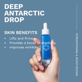 SERUMKIND Deep Antarctic Drop - Lifting, Plumping Face Serum – Antarcticine™ Marine Ingredient and Beta Glucan – Improves Elasticity and Firming - Vegan, Cruelty Free, Unscented – 1.01 fl.oz.