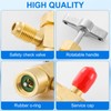 R600A R290 Self Sealing Can Tap with Refrigerant Tank Adapter,