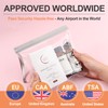 5 Pack TSA Approved Clear Travel Toiletry Bag, Reayou Leakproof