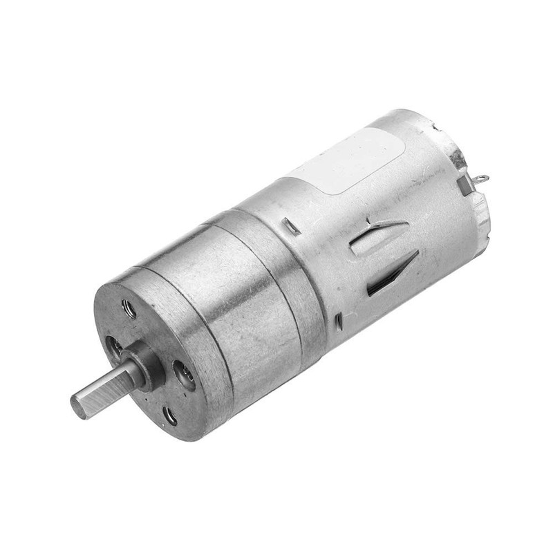 DollaTek 25GA370 DC 12V 130rpm Gear Reduction Motor with Mounting
