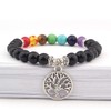Pulsera De Los 7 Chakras Con Árbol De La Vida