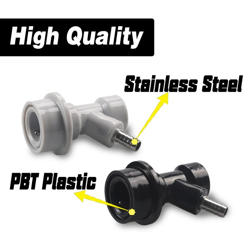 2 Pair Ball-Lock Barb Dis-connects Set by PERA