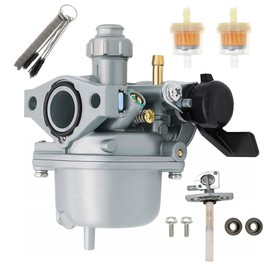 YJGZSVK Carburetor For Honda CRF70F 2004-2007 Honda XR70R 1997-2003 Replaces Part Number 16100-GCF-672 16100-GCF-A51 Fuel Petcock Cleaning Tool