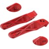 Chikia Red Foot Pegs Kit For Mini Bike Compatible with