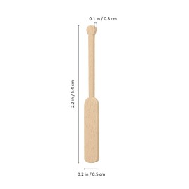 FAVOMOTO 24 Pairs Mini Wooden Paddle, Miniature Beach Boat Paddle Model Canoe Oar Micro Landscape Decor Figurine Ornament for Dollhouse DIY Sandbox Beach Side Scenes