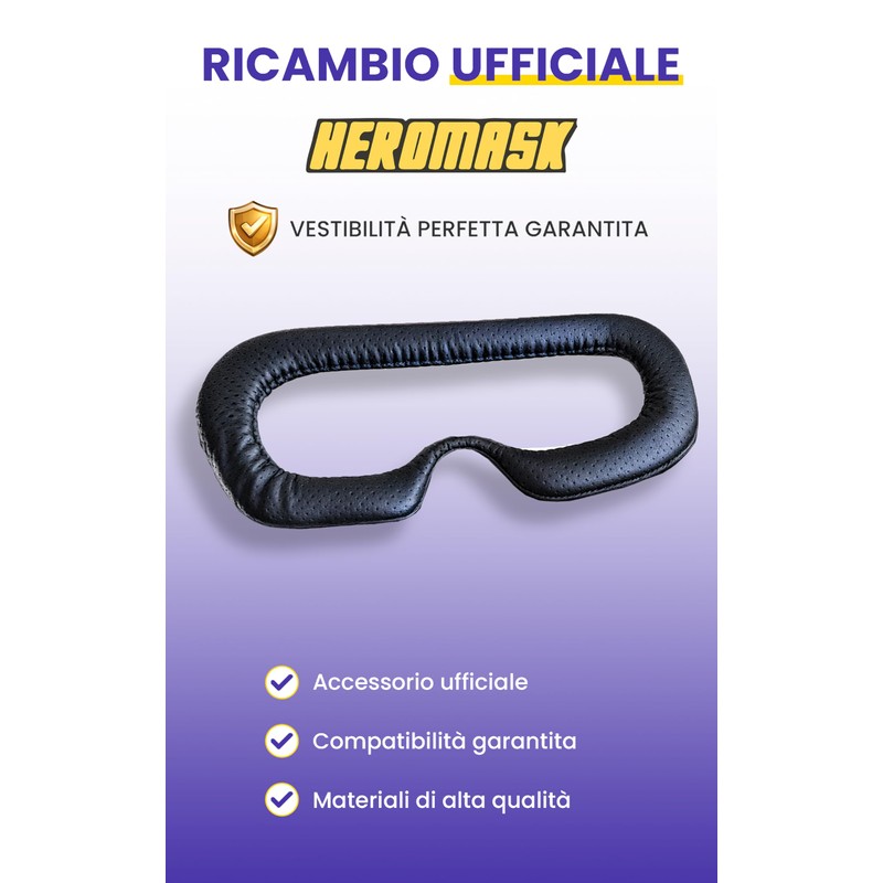 Heromask Cuscinetto di Ricambio per Visore VR · Imbottitura Traspirante