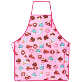 CUBACO Kids Art Smocks Children Waterproof Artist Painting Aprons with Long Sleeve and 3 Pockets for Age 3-8 Years