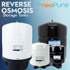 NeoPure 11 Gallon Reverse Osmosis Water Storage Tank, White –