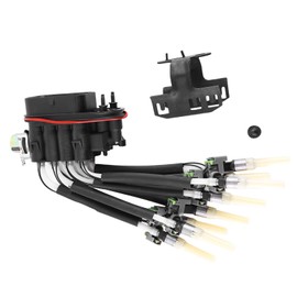 Oskkude 8 Cylinder Fuel Spider Injector With Bracket Compatible with Chevy 5.7L Spider Fuel Injector Assembly Replace FJ504 5340347 89060440 217-3029