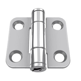 Stainless Steel Hinge with Automatic Holding 38 mm A4/AISI316