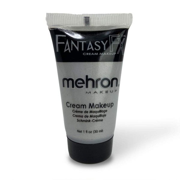 Mehron Makeup Fantasy F/X Water Based Face & Body Paint (1 oz) (Silver)
