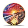 6 Year Sunset Coastal Road Sobriety Coin – Journey into