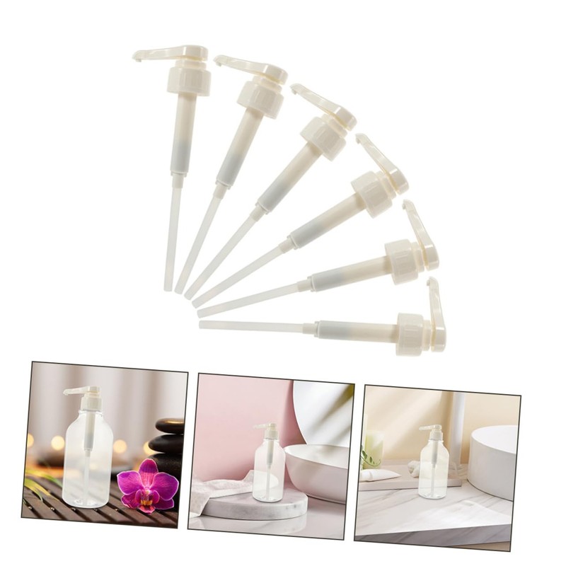 DOITOOL 6pcs Coffee Syrup Dispenser Pump Squeezer for Flavoring Soap
