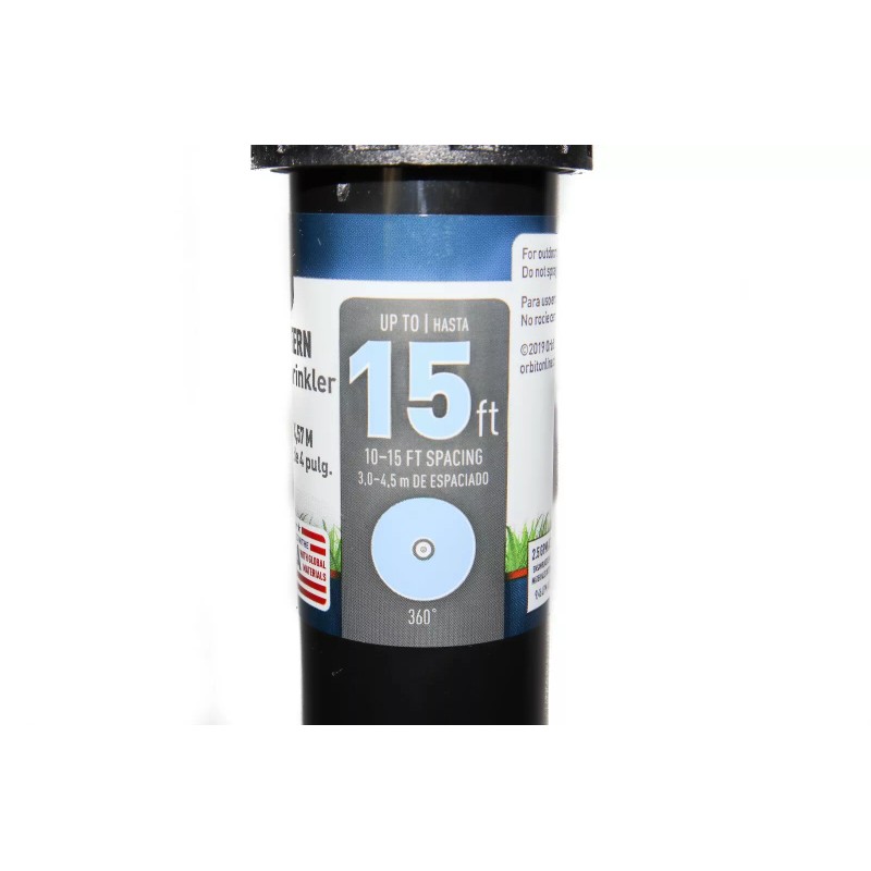 Orbit 54346 4" 300 Series Spring-Loaded Pop-Up Sprinkler with Full