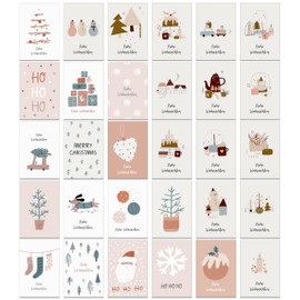 Christmas Cards with Envelope Set of 30 - A6 Folding Cards Christmas Greeting Cards