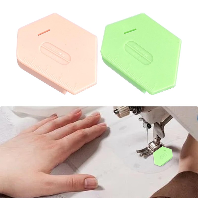 2 PCS Magnetic Seam Guide for Sewing Machine, Multifunctional Polygonal