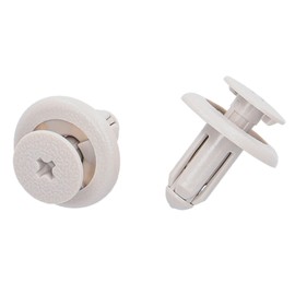 Amon 3850 Push Turn Rivets for Nissan and Subaru Cars, Center Pillar and Inner Fenders, 5 Pieces