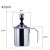 Milk Creamer Frother Handheld Double Mesh Milk Foam Maker Cappuccino