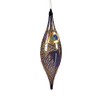 Goodwill: Christmas Italian Blue and Gold hand Blown Large Finial