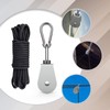 DBREAKS Stainless Steel Pulley, Rope Block with 25 mm Roller,