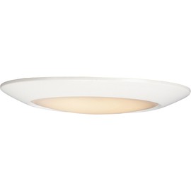 Maxim Lighting 57923WTWT Diverse - 20W 1 LED Flush Mount-1.75 Inch Tall and 11 Inch Wide, Finish Color: White