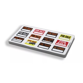 Real Sticky 1:10 Scale For Sale Sticker Sheet RC Crawler Car Body Decal Garage 1/10 Graphic