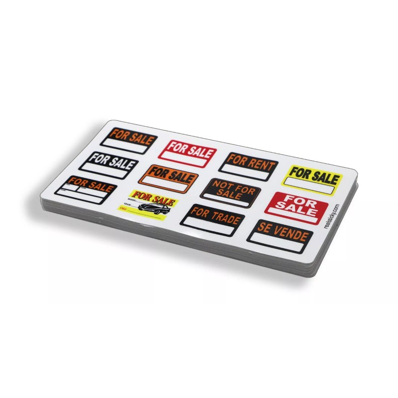 Real Sticky 1:10 Scale For Sale Sticker Sheet RC Crawler