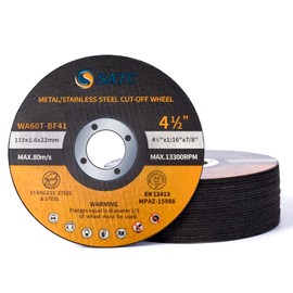 S SATC 25 PCS Cut Off Wheels 4 1/2 Inch Angle Grinder Cutting Wheel 4.5 x 1/16 x 7/8 inch Cutting Wheel Die Grinder Cutting Disc Fits Angle Grinder Air Tool
