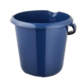 keeeper Mika Eco Line Eco Blue Bucket with Integrated Measuring Scale and Ergonomic Handle 10L