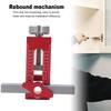 Aluminum Cabinet Door Installation Positioner, Adjustable Cabinet Hardware Jig, Cabinet