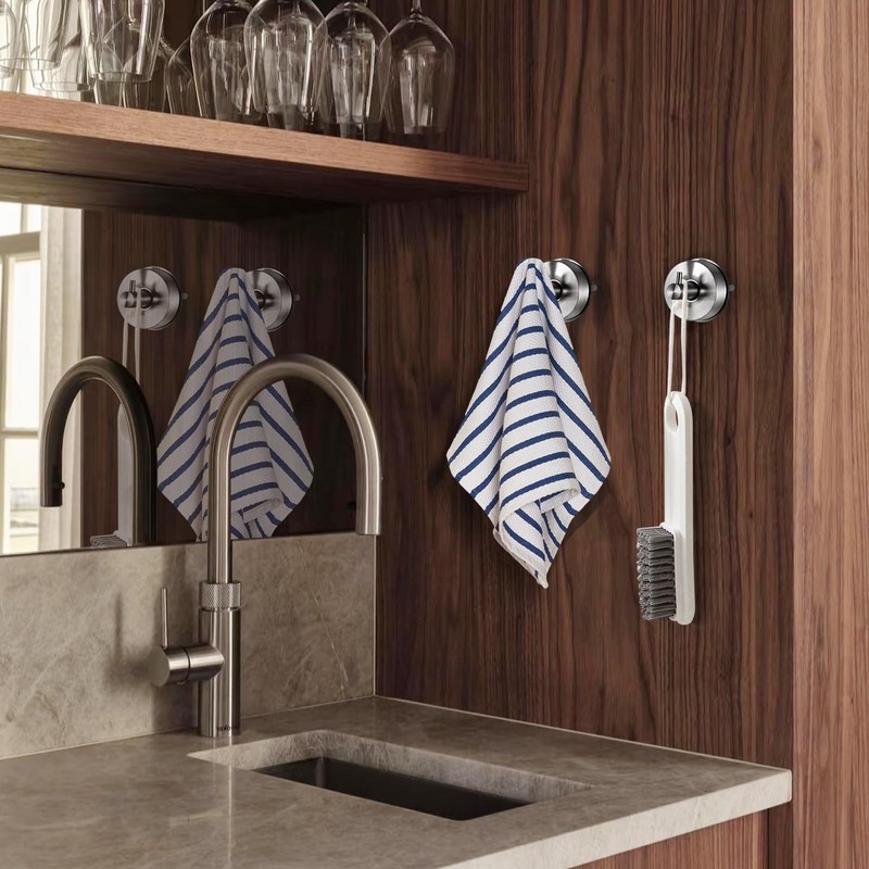 YOHOM Suction Cup Hooks for Shower Wall Bathrooms Towels Hook