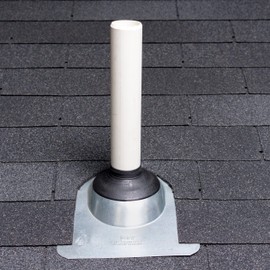 Oatey 1-1/2 in. to 3 in. Galvanized All-Flash No-Calk 11 in. x 14-1/2 in. Base Roof Flashing