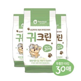 Cellar Aid Pet Clean Clean Wet Wipes 30 Sheets Eye & Ear Wet Wipes Dog / 물티슈 펫크린 크린 30매 눈귀 물티슈 강아지
