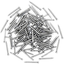 100pcs Finishing Nails Hand-Drive Hardware Carbon Steel Nail 25mm 1-inches