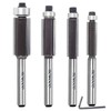 4pcs Flush Trim Router Bit 1/4 Inch Shank, Top Bearing